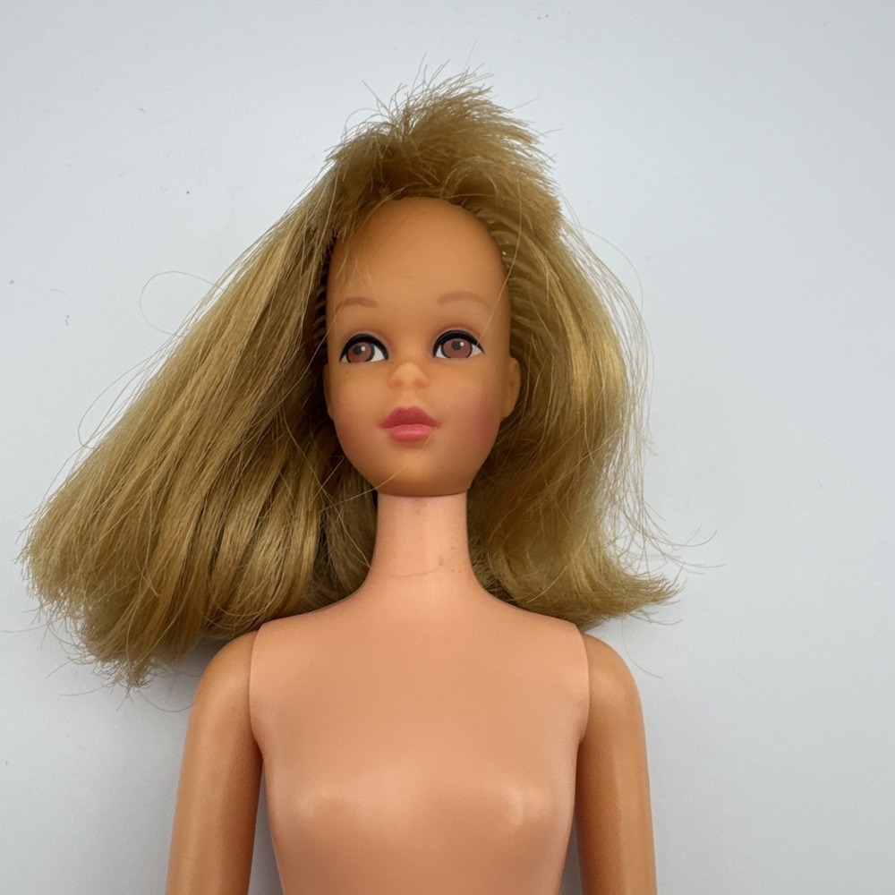 Vintage 1960s Francie Doll Barbie Cousin Blonde Straight Leg Japan Mattel Nude - Picture 2 of 13